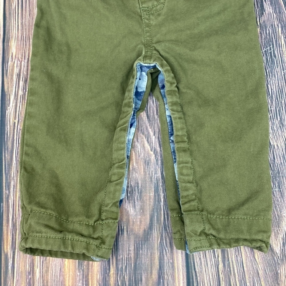 Tommy Bahama Infant Green Overalls- Size 6-9 months - Picture 4 of 10